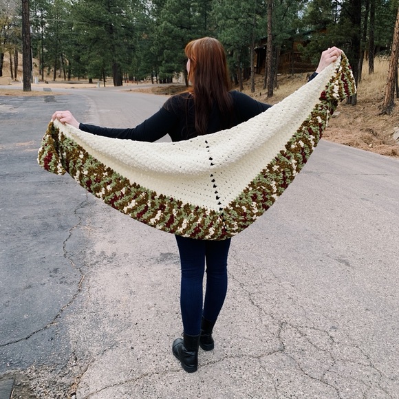 Handmade Accessories - Handmade Blanket Shawl Wrap!